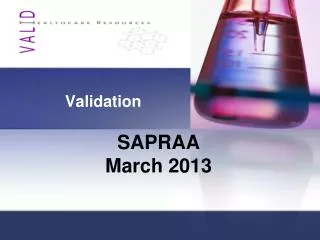 SAPRAA March 2013