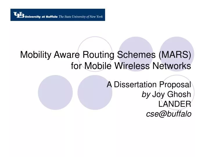mobility aware routing schemes mars for mobile wireless networks
