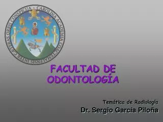 facultad de odontolog a