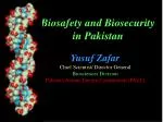 Biosafety and Biosecurity in Pakistan