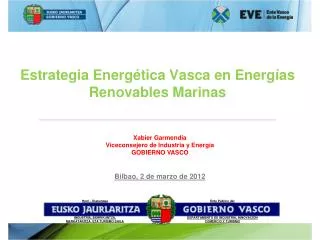 xabier garmendia viceconsejero de industria y energ a gobierno vasco