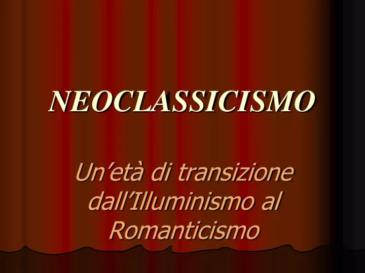 neoclassicismo