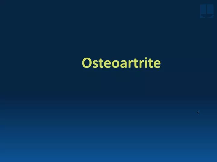 osteoartrite