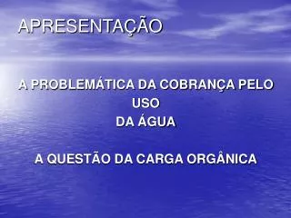 apresenta o