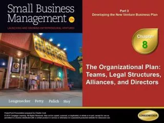 Describe the characteristics and value of a strong management team. Explain the common legal forms of organization us