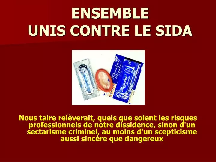 ensemble unis contre le sida