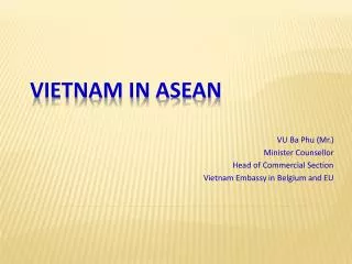 VIETNAM IN ASEAN