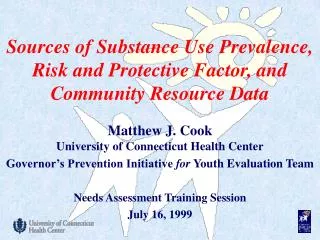Sources of Substance Use Prevalence, Risk and Protective Factor, and Community Resource Data