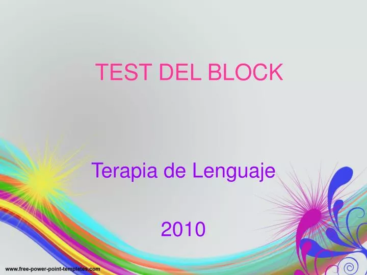 test del block