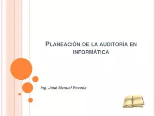 planeaci n de la auditor a en inform tica