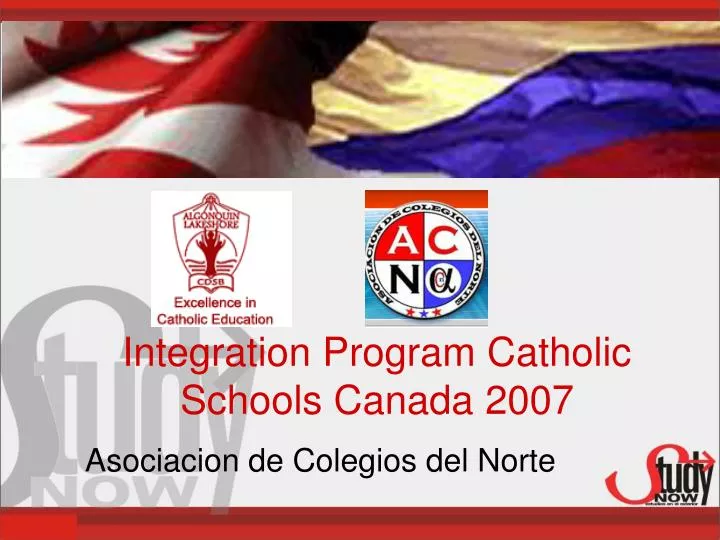 integration program catholic schools canada 2007