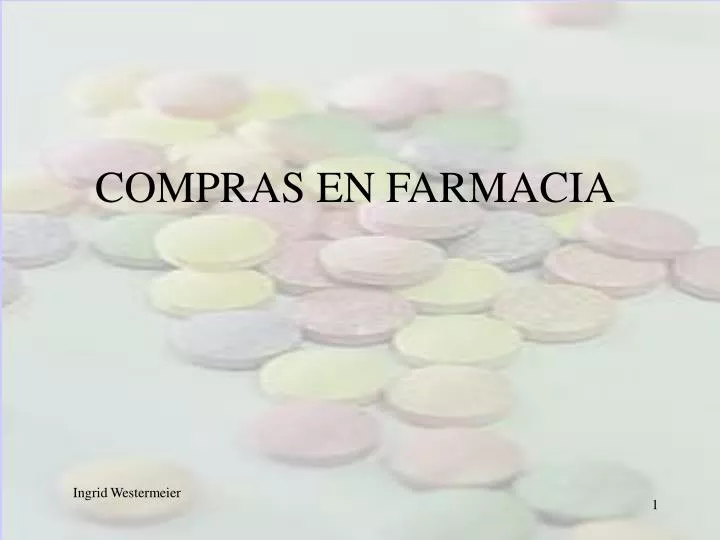 compras en farmacia