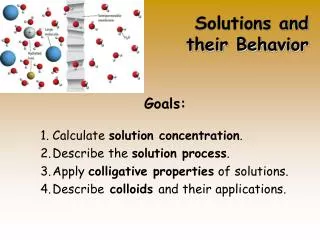 Solutions and their Behavior