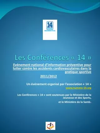 Les Conférences « 14 »