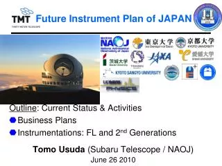 Future Instrument Plan of JAPAN