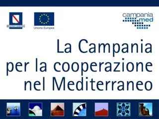Programma Progetti Paese di Partenariato Regione Campania e Paesi Terzi del Mediterraneo Egitto, Israele, Marocco, Tu