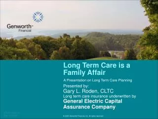 Long Term Care is a Family Affair