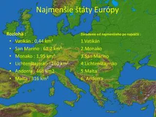 najmen ie t ty eur py