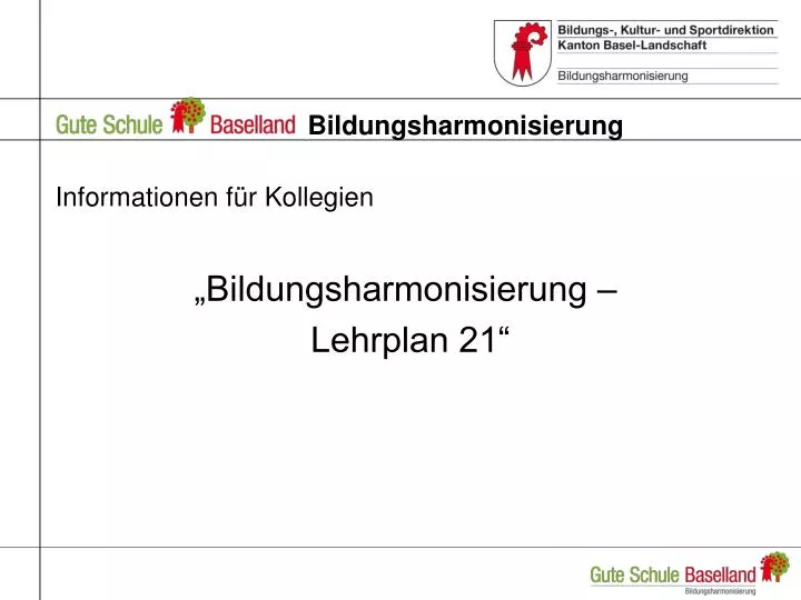 bildungsharmonisierung