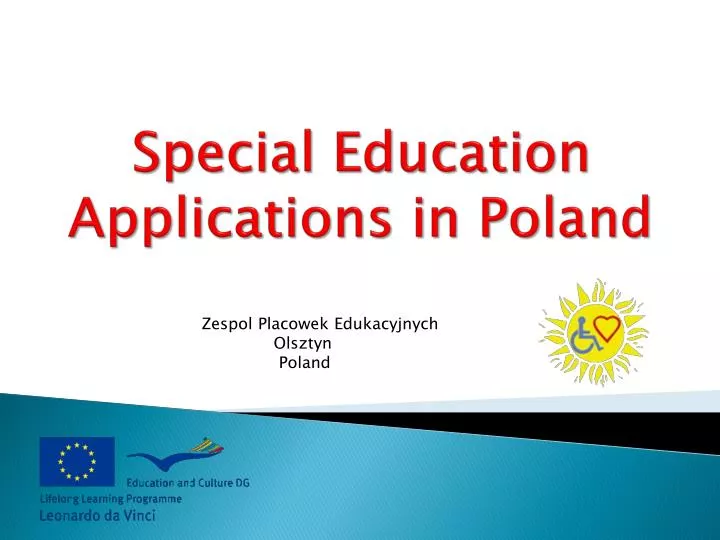 special education applications in poland