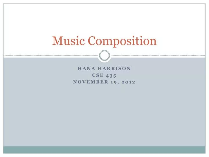 music composition