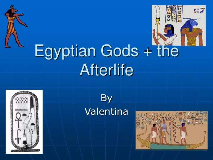 egyptian gods the afterlife