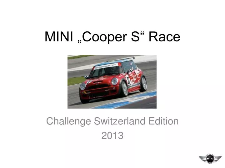 mini cooper s race
