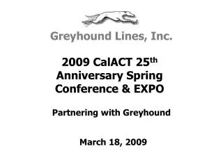 Partnering with Greyhound