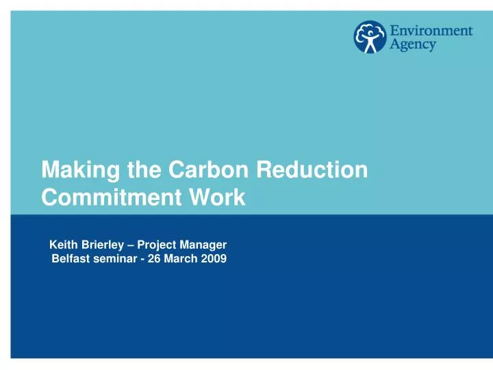 making the carbon reduction commitment work