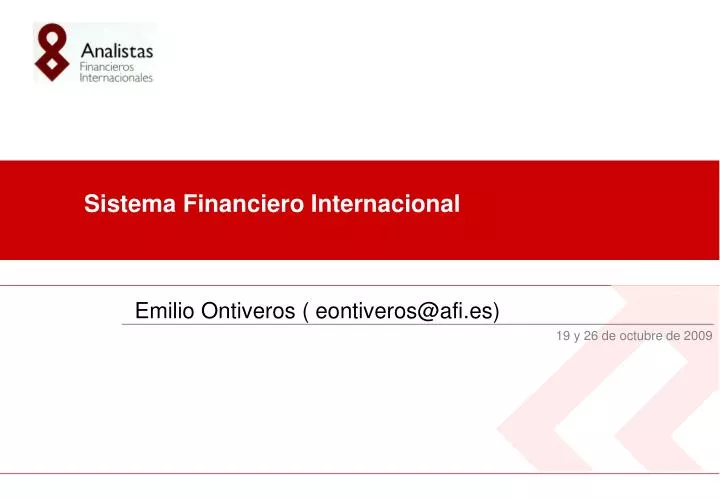 sistema financiero internacional
