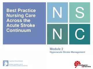 Module 2 Hyperacute Stroke Management