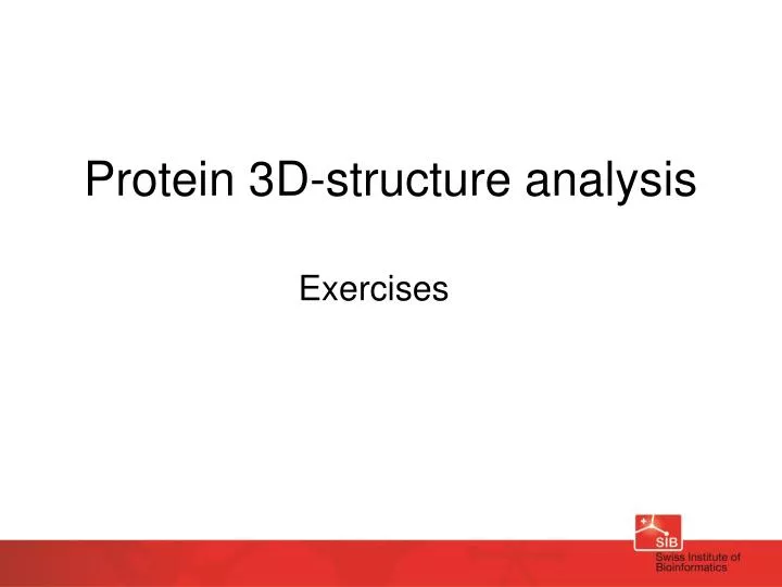 protein 3d structure analysis