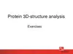 Protein 3D-structure analysis - slide 1