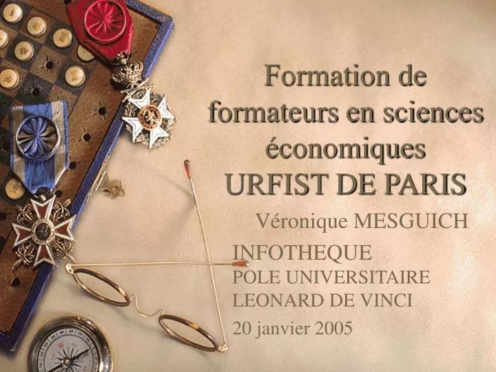 formation de formateurs en sciences conomiques urfist de paris