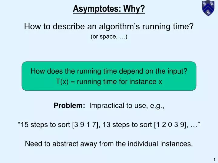 asymptotes why