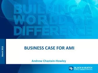 Business Case for AMI