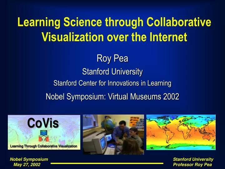 learning science through collaborative visualization over the internet