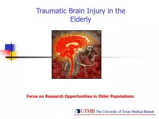 Traumatic Brain Injury in the Elderly