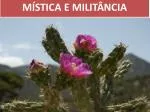 MÍSTICA E MILITÂNCIA - slide 1