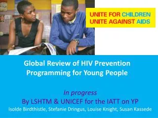 Global Review of HIV Prevention Programming for Young People