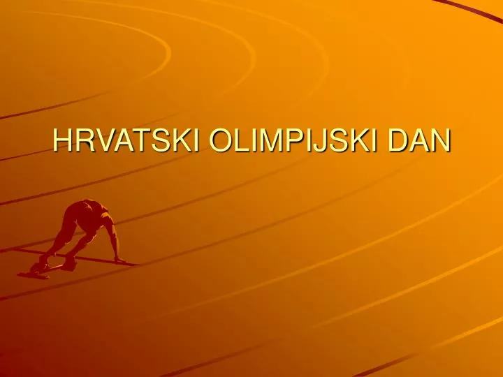 hrvatski olimpijski dan