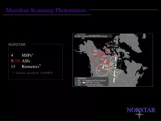 Meridian Scanning Photometers