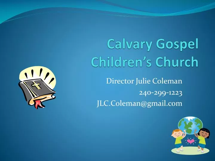 calvary gospel children s church