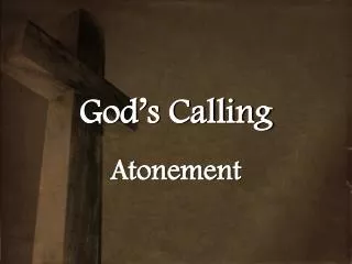 God’s Calling