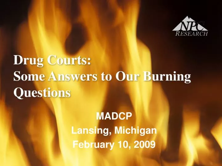 drug courts some answers to our burning questions