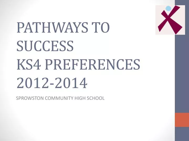 pathways to success ks4 preferences 2012 2014