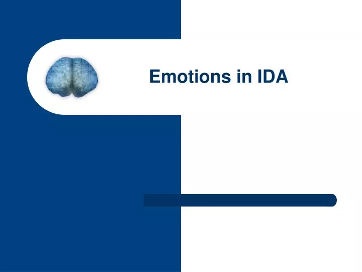 emotions in ida