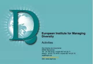 European Institute for Managing Diversity