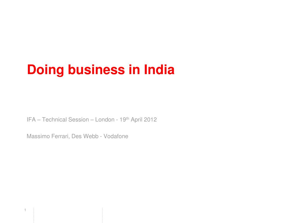 PPT - Doing business in India PowerPoint Presentation, free download ...