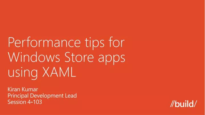 performance tips for windows store apps using xaml